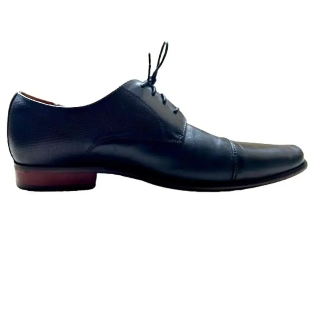 EUC Florsheim Men's Black Cap Toe Oxford. Size 11.5
